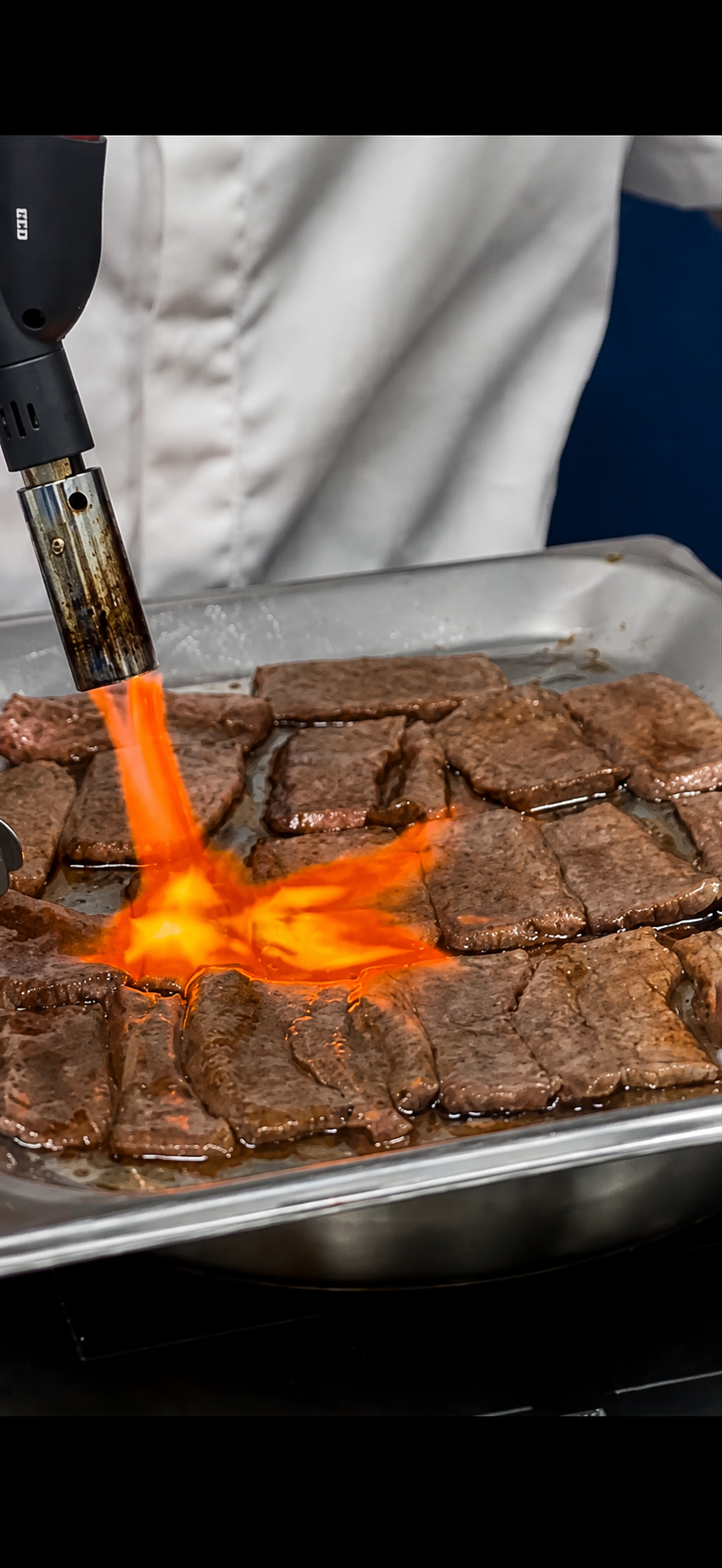 Torching the Nikuichi Wagyu